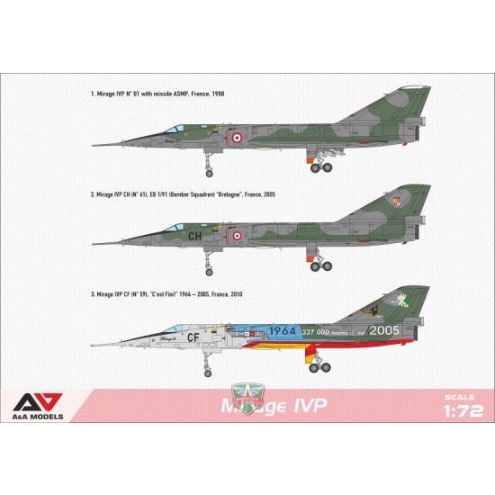 1/72 Mirage IVP with ASMP Missile 1/72 Mirage IVP with ASMP Missile