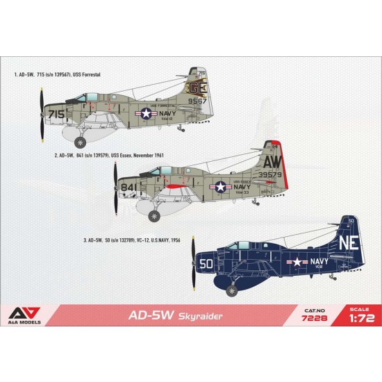 1/72 Douglas AD-5W SkyRaider Attack Aircraft 1/72 Douglas AD-5W SkyRaider Attack Aircraft