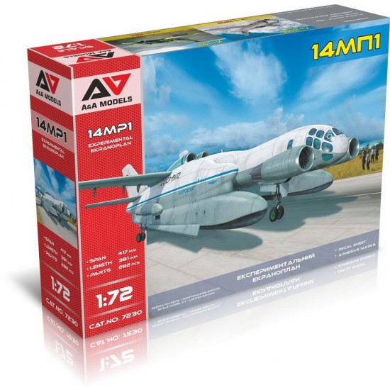 1/72 14MP1 (VVA-14MP1) Experimental Ekranoplan 1/72 14MP1 (VVA-14MP1) Experimental Ekranoplan