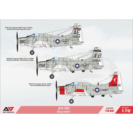 1/72 Douglas AD-5Q SkyRaider (ECM version) 1/72 Douglas AD-5Q SkyRaider (ECM version)