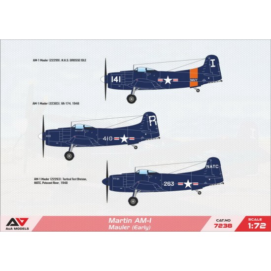 1/72 Martin AM-1 Mauler Attack Aircraft Early version 1/72 Martin AM-1 Mauler Attack Aircraft Early version