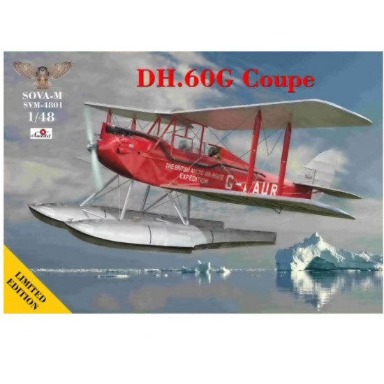 1/48 de Havilland DH.60G Coupe (British Polar expedition) & Beaching Trolley 1/48 de Havilland DH.60G Coupe (British Polar expedition) & Beaching Trolley