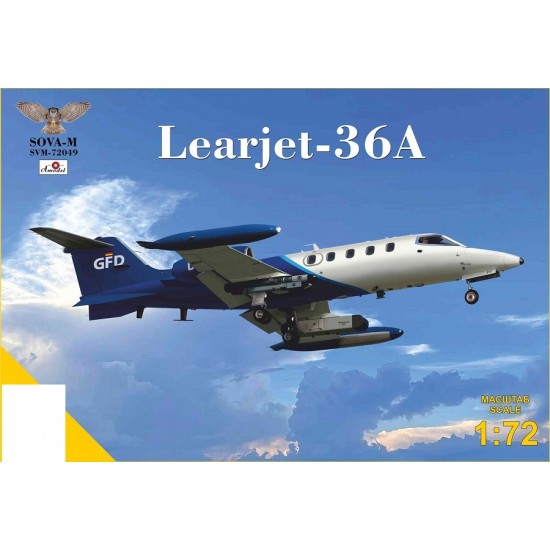 1/72 Learjet-36A with Experimental Radar Pod (in GFD service) 1/72 Learjet-36A with Experimental Radar Pod (in GFD service)
