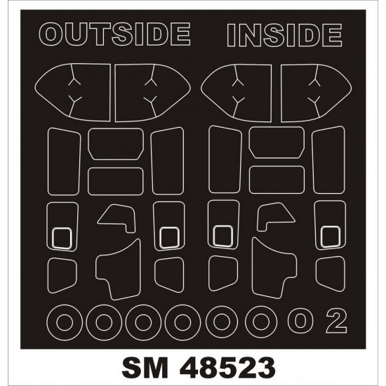 1/48 Cessna O-2A Skymaster Paint Masking for ICM kits (outside, inside) 1/48 Cessna O-2A Skymaster Paint Masking for ICM kits (outside, inside)