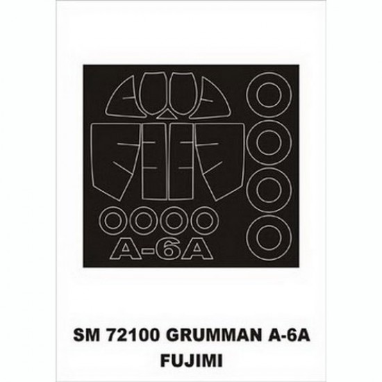 1/72 Grumman A-6A Intruder Paint Mask for Fujimi kit (outside) 1/72 Grumman A-6A Intruder Paint Mask for Fujimi kit (outside)