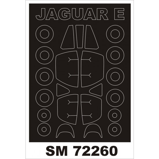 1/72 Sepecat Jaguar E Paint Mask for Hobby Boss kit 1/72 Sepecat Jaguar E Paint Mask for Hobby Boss kit