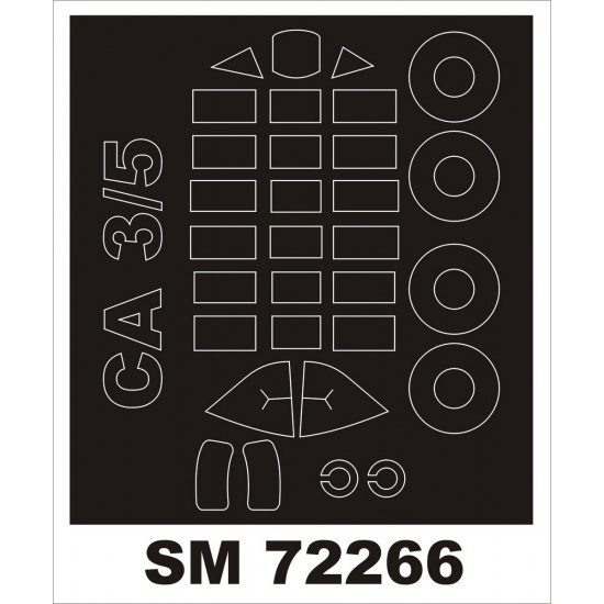 1/72 CAC CA-3/5 Wirraway Paint Mask for Special Hobby kit 1/72 CAC CA-3/5 Wirraway Paint Mask for Special Hobby kit