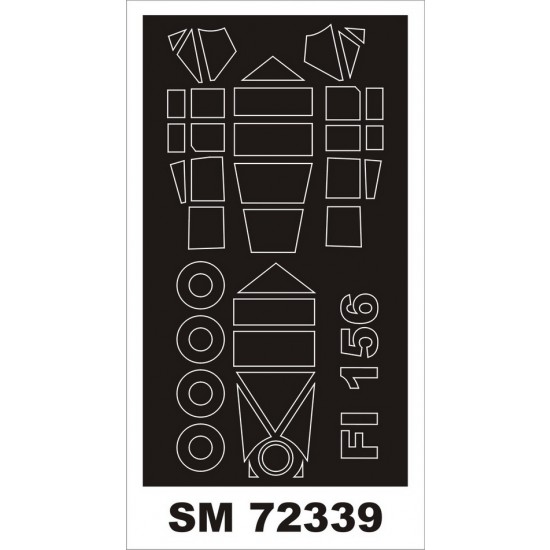 1/72 Fieseler Fi 156 Storch Paint Masking for AZ Model kits (outside) 1/72 Fieseler Fi 156 Storch Paint Masking for AZ Model kits (outside)