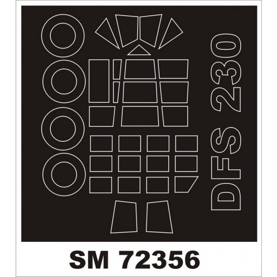 1/72 DFS 230 Masking for RS Models kits (outside) 1/72 DFS 230 Masking for RS Models kits (outside)