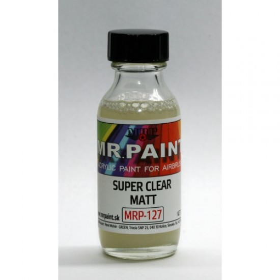 Acrylic Lacquer Paint - Super Clear Matt 30ml Acrylic Lacquer Paint - Super Clear Matt 30ml