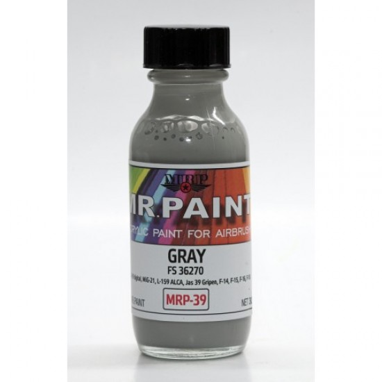 Acrylic Lacquer Paint - Gray (FS 36270) 30ml Acrylic Lacquer Paint - Gray (FS 36270) 30ml