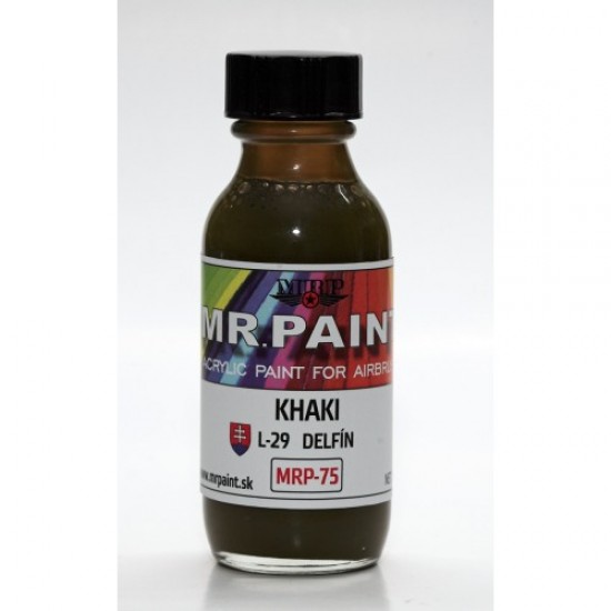 Acrylic Lacquer Paint - Khaki for Aero L-29 Delfin 30ml Acrylic Lacquer Paint - Khaki for Aero L-29 Delfin 30ml