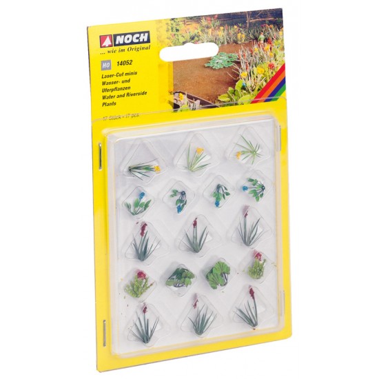 HO Scale Water and Riverside Plants (17 plants) HO Scale Water and Riverside Plants (17 plants)