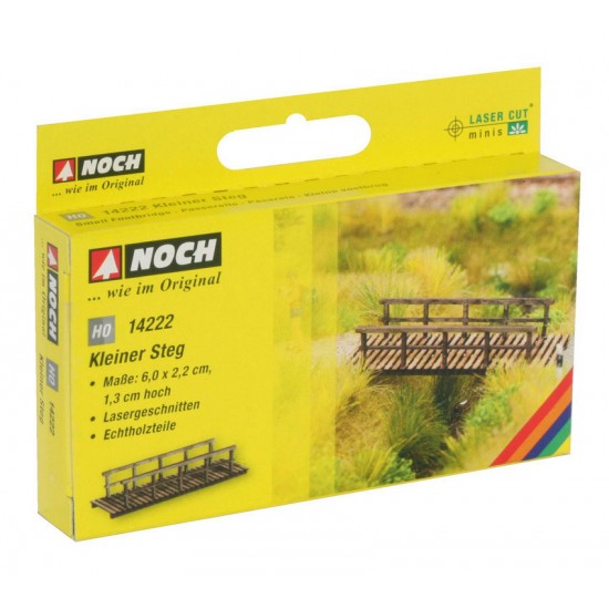HO Scale Small Footbridge (length: 60mm, width: 22mm, height: 13mm) HO Scale Small Footbridge (length: 60mm, width: 22mm, height: 13mm)