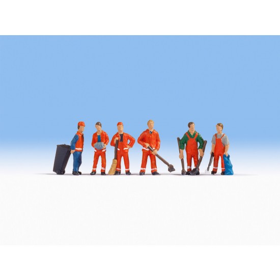 HO Scale City Cleaning (6 figures and accessories) HO Scale City Cleaning (6 figures and accessories)