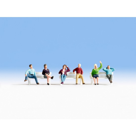 HO Scale Sitting People HO Scale Sitting People