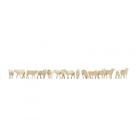 HO Scale Sheep (14pcs) HO Scale Sheep (14pcs)