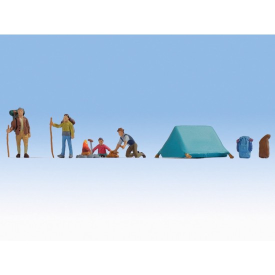HO Scale Camping Figures & Accessories HO Scale Camping Figures & Accessories