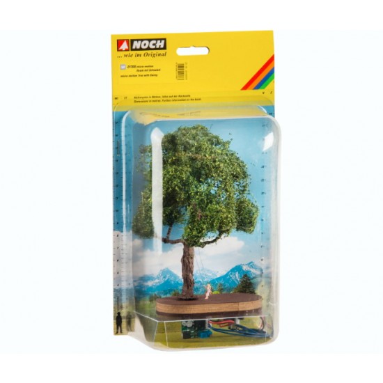 HO Scale Micro-motion Tree with Swing (Overall 17.5cm high) HO Scale Micro-motion Tree with Swing (Overall 17.5cm high)