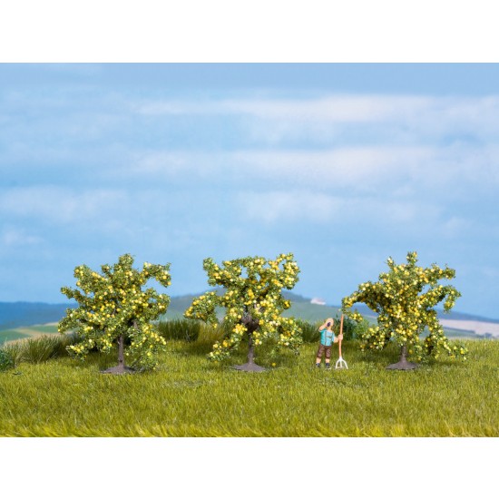 HO/TT/N Scale Lemon Tree (3pcs, height: 40mm) HO/TT/N Scale Lemon Tree (3pcs, height: 40mm)