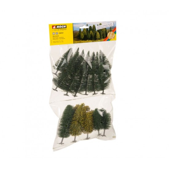 HO scale Trees Mixed Forest (6.5cm-11cm) HO scale Trees Mixed Forest (6.5cm-11cm)