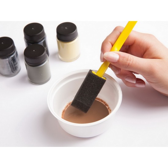 Nature Paints Set 6 Colour Concentrates (20ml each, 1 mixing cup, 1 sponge dabber) Nature Paints Set 6 Colour Concentrates (20ml each, 1 mixing cup, 1 sponge dabber)