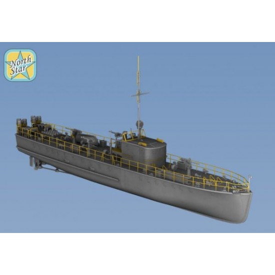 1/200 WWII Soviet MO-4 Small Guard Ship Full Plastic Set