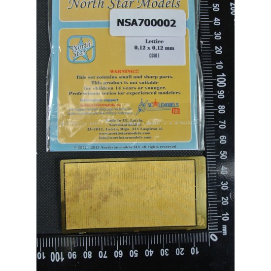 Lettice 0.12mm x 0.12mm for 1/700 models Lettice 0.12mm x 0.12mm for 1/700 models