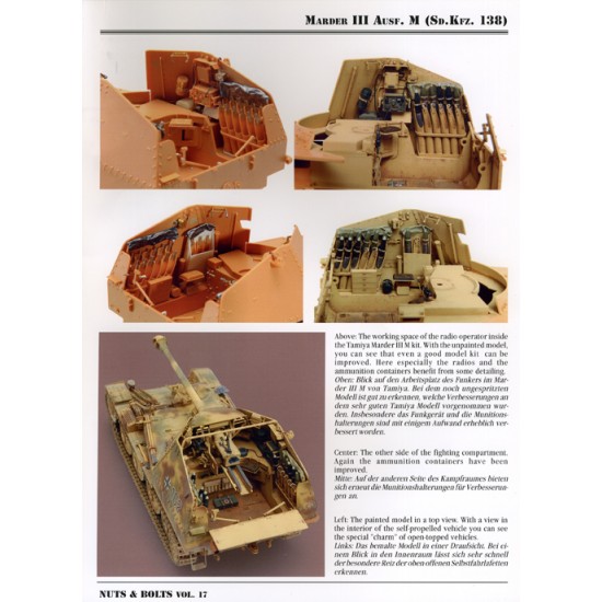 Nuts & Bolts Vol.17 - Sdkfz.138 7.5cm Pak40/3 Marder III Part.1 Ausfuhrung M (128 pages)
