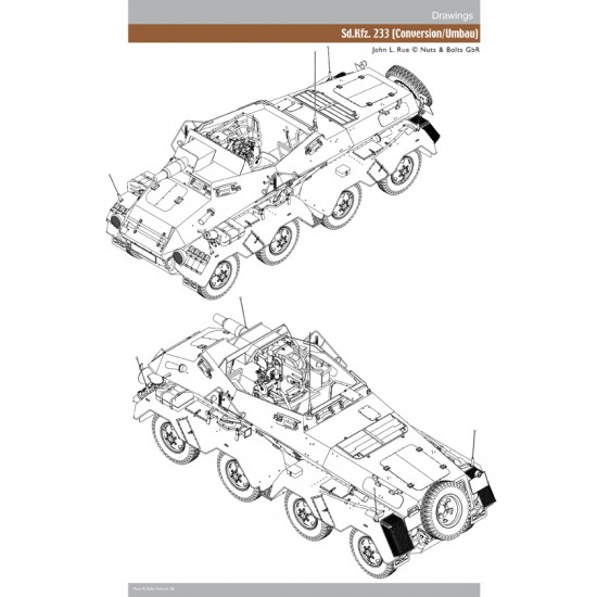 Nuts & Bolts Vol.36 - Bussings Schwere Panzerspahwagen Part.2 SdKfz.233 & 263 Nuts & Bolts Vol.36 - Bussings Schwere Panzerspahwagen Part.2 SdKfz.233 & 263