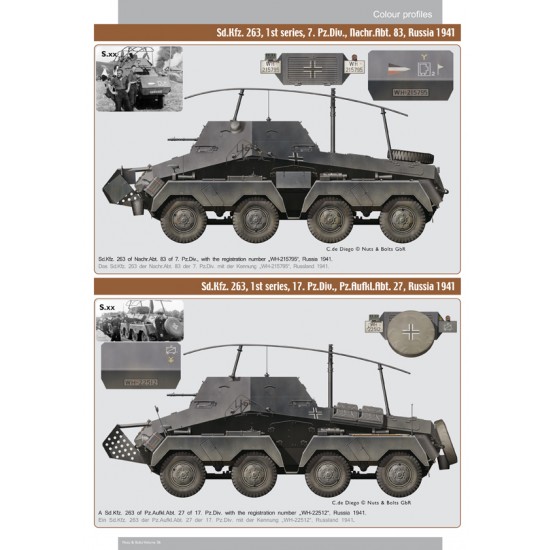 Nuts & Bolts Vol.36 - Bussings Schwere Panzerspahwagen Part.2 SdKfz.233 & 263 Nuts & Bolts Vol.36 - Bussings Schwere Panzerspahwagen Part.2 SdKfz.233 & 263