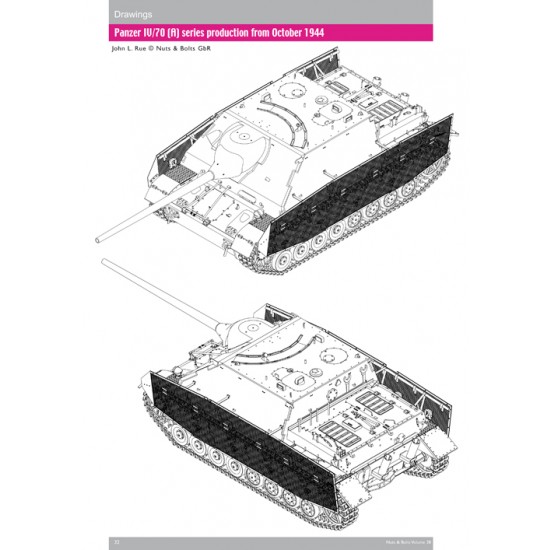 Nuts & Bolts Vol.38 - Jagdpanzer IV Part.2 L/70 SdKfz. 162/1 Vomag & Alkett (208 pages) Nuts & Bolts Vol.38 - Jagdpanzer IV Part.2 L/70 SdKfz. 162/1 Vomag & Alkett (208 pages)