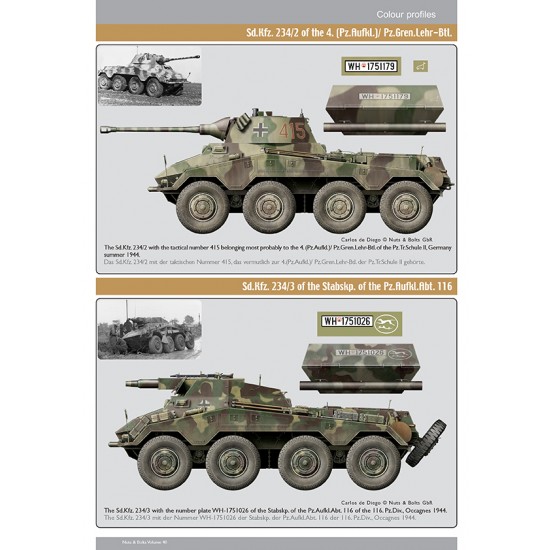 Nuts & Bolts Vol.40 - Bussings Schwere Panzerspahwagen Part.3 SdKfz. 234 (208 pages) Nuts & Bolts Vol.40 - Bussings Schwere Panzerspahwagen Part.3 SdKfz. 234 (208 pages)