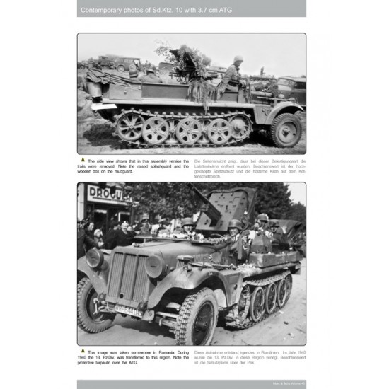 Nuts & Bolts Vol.45 SdKfz. 10 leichter Zugkraftwagen 1 ton and variants (240 pages) Nuts & Bolts Vol.45 SdKfz. 10 leichter Zugkraftwagen 1 ton and variants (240 pages)