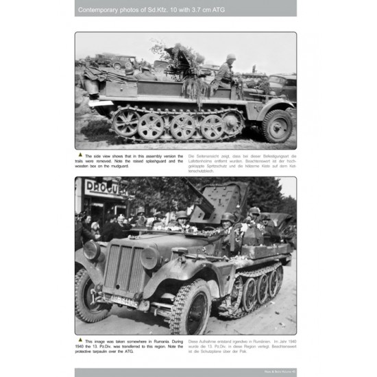 Nuts & Bolts Vol.45 SdKfz. 10 leichter Zugkraftwagen 1 ton and variants (240 pages)