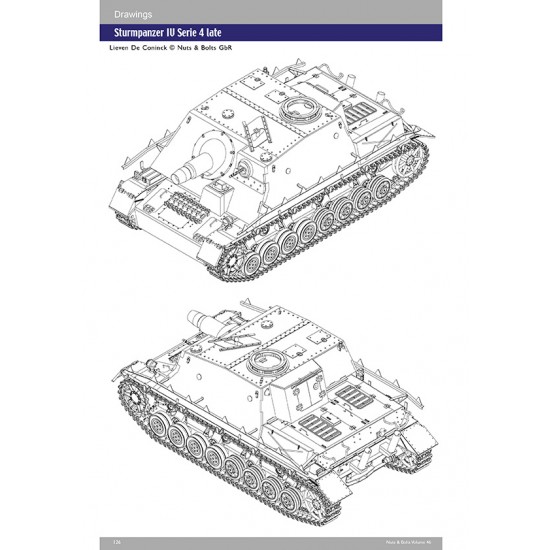 Nuts & Bolts Vol.46 SdKfz. 166 - Sturmpanzer IV (English, 217 pages) Nuts & Bolts Vol.46 SdKfz. 166 - Sturmpanzer IV (English, 217 pages)