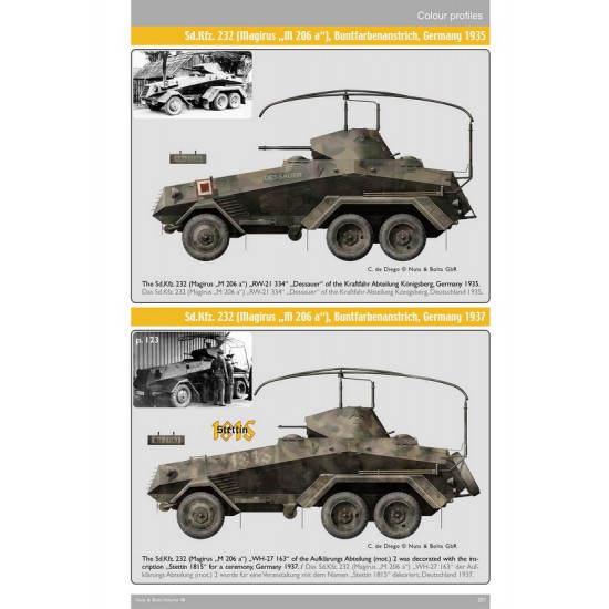 Nuts & Bolts Vol.48 schwerer Panzerspahwagen 6-Rad (232 pages) Nuts & Bolts Vol.48 schwerer Panzerspahwagen 6-Rad (232 pages)