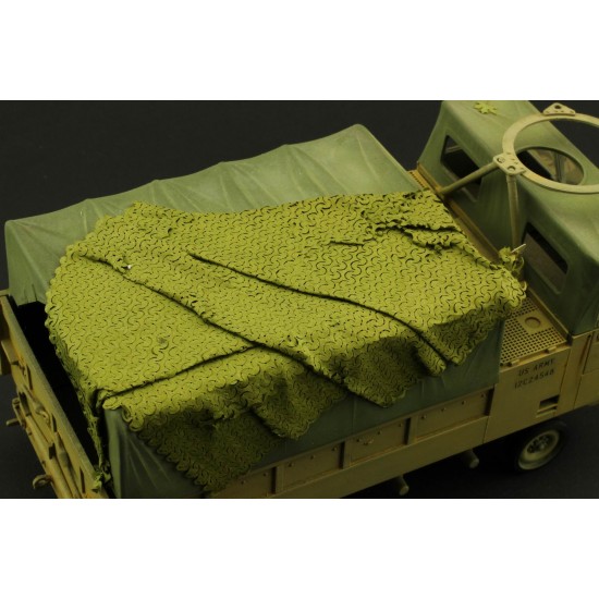 1/35 Camouflage Netting (Size: 181mm x 147mm) 1/35 Camouflage Netting (Size: 181mm x 147mm)