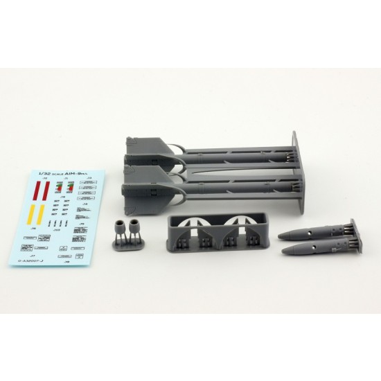 1/32 AIM-9M Sidewinder Air Intercept Missile (2pcs) 1/32 AIM-9M Sidewinder Air Intercept Missile (2pcs)