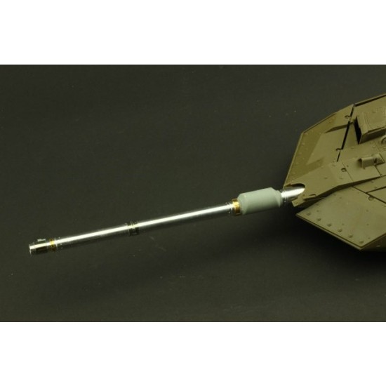 1/35 Rheinmetall 120mm L55 Barrel for Leopard 2A6/A7 for Meng Models TS-027/Tamiya #35271 1/35 Rheinmetall 120mm L55 Barrel for Leopard 2A6/A7 for Meng Models TS-027/Tamiya #35271