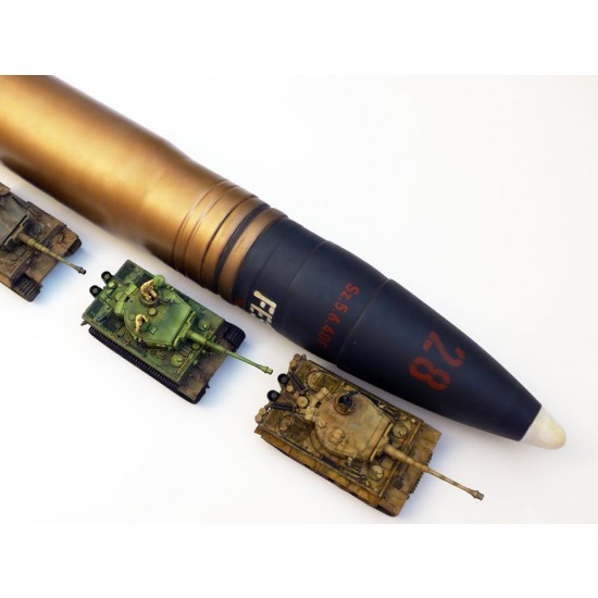 1/1 Tiger I 8.8cm Pzgr.39 (APCBC) L/56 Full Kit 1/1 Tiger I 8.8cm Pzgr.39 (APCBC) L/56 Full Kit