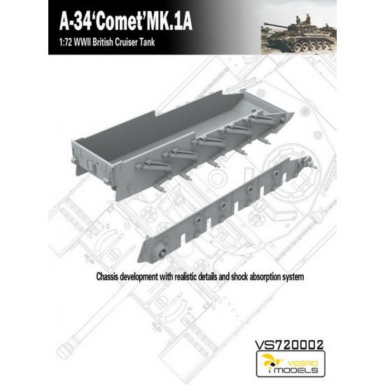 1/72 British Army A-34 Comet MK.1A Cruiser Tank 1/72 British Army A-34 Comet MK.1A Cruiser Tank