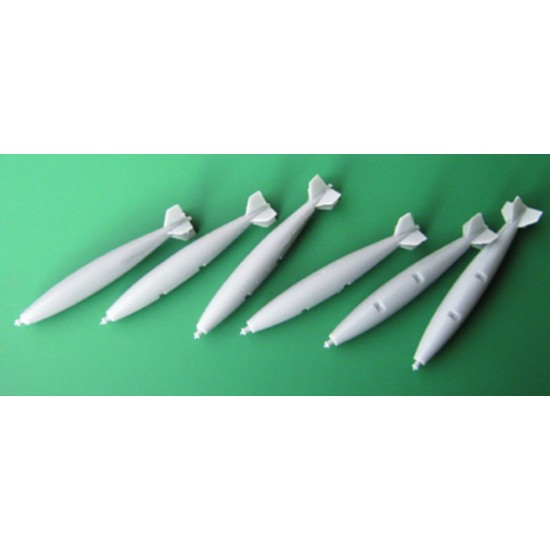 1/32 Mk 82 LDGP (Low-Drag General-Purpose) Bombs (6pcs) 1/32 Mk 82 LDGP (Low-Drag General-Purpose) Bombs (6pcs)