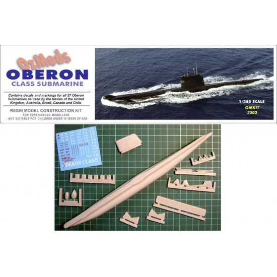 1/350 Oberon Submarines Resin Kit 1/350 Oberon Submarines Resin Kit