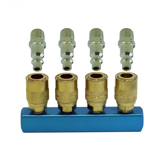 4 Outlet Manifold with Quick Disconnect Fittings 4 Outlet Manifold with Quick Disconnect Fittings