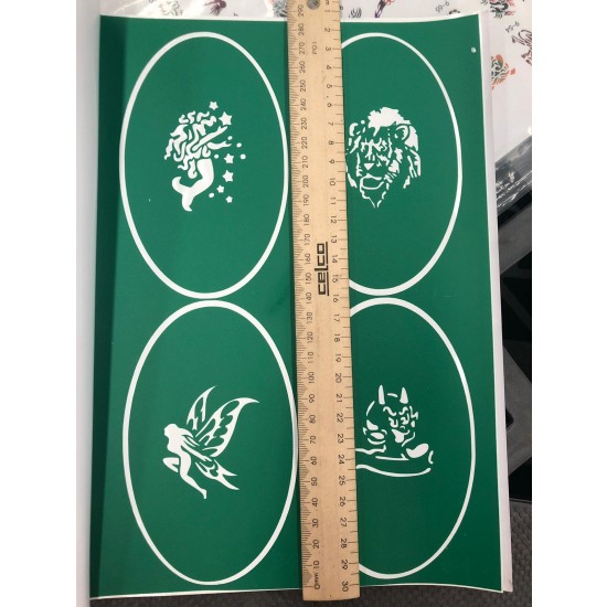 Airbrush Tattoo Stencil Design Book No.3 (100 Designs) Airbrush Tattoo Stencil Design Book No.3 (100 Designs)