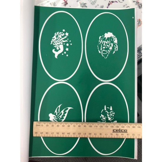 Airbrush Tattoo Stencil Design Book No.3 (100 Designs) Airbrush Tattoo Stencil Design Book No.3 (100 Designs)