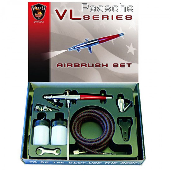 Double Action Internal Mix Siphon Feed Airbrush Set