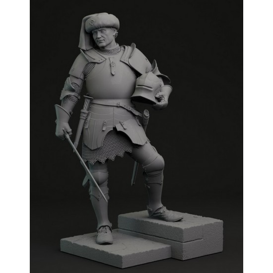75mm Military Figure - Italian Condottiere Commander, Second Half of The 15th Century 75mm Military Figure - Italian Condottiere Commander, Second Half of The 15th Century