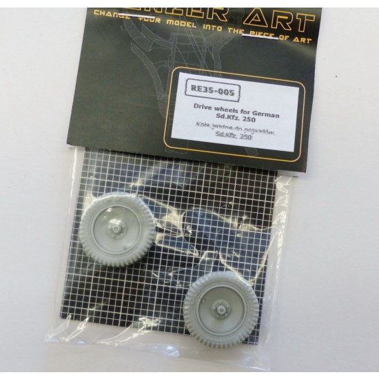 1/35 Drive Wheels for German SdKfz 250 (2pcs) 1/35 Drive Wheels for German SdKfz 250 (2pcs)